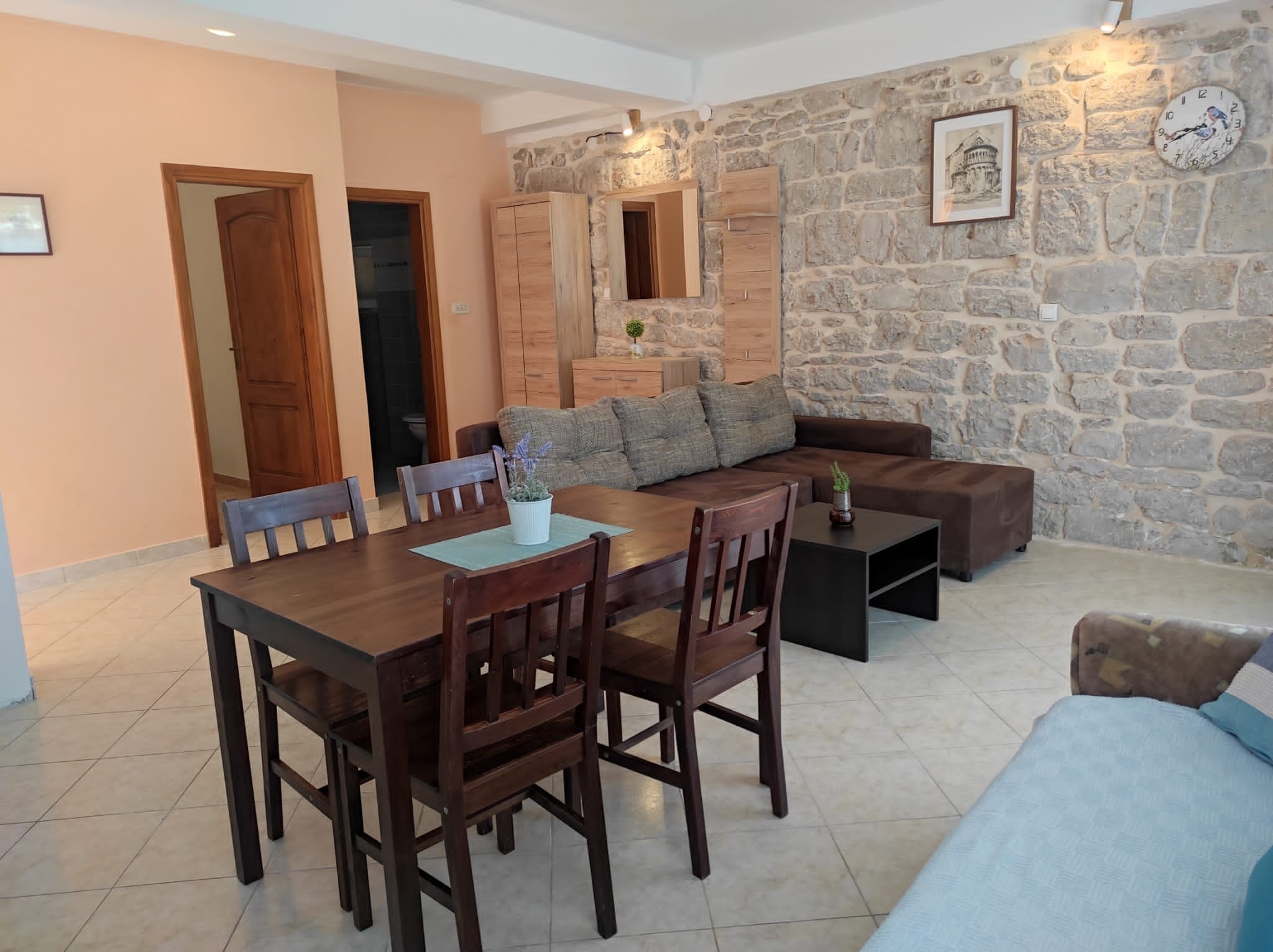 Jednosobni apartman s terasom i pogledom na more Kukljica, Ugljan  A-b