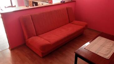 Tkon, Obývací pokoj v ubytování typu studio-apartment, WiFi.