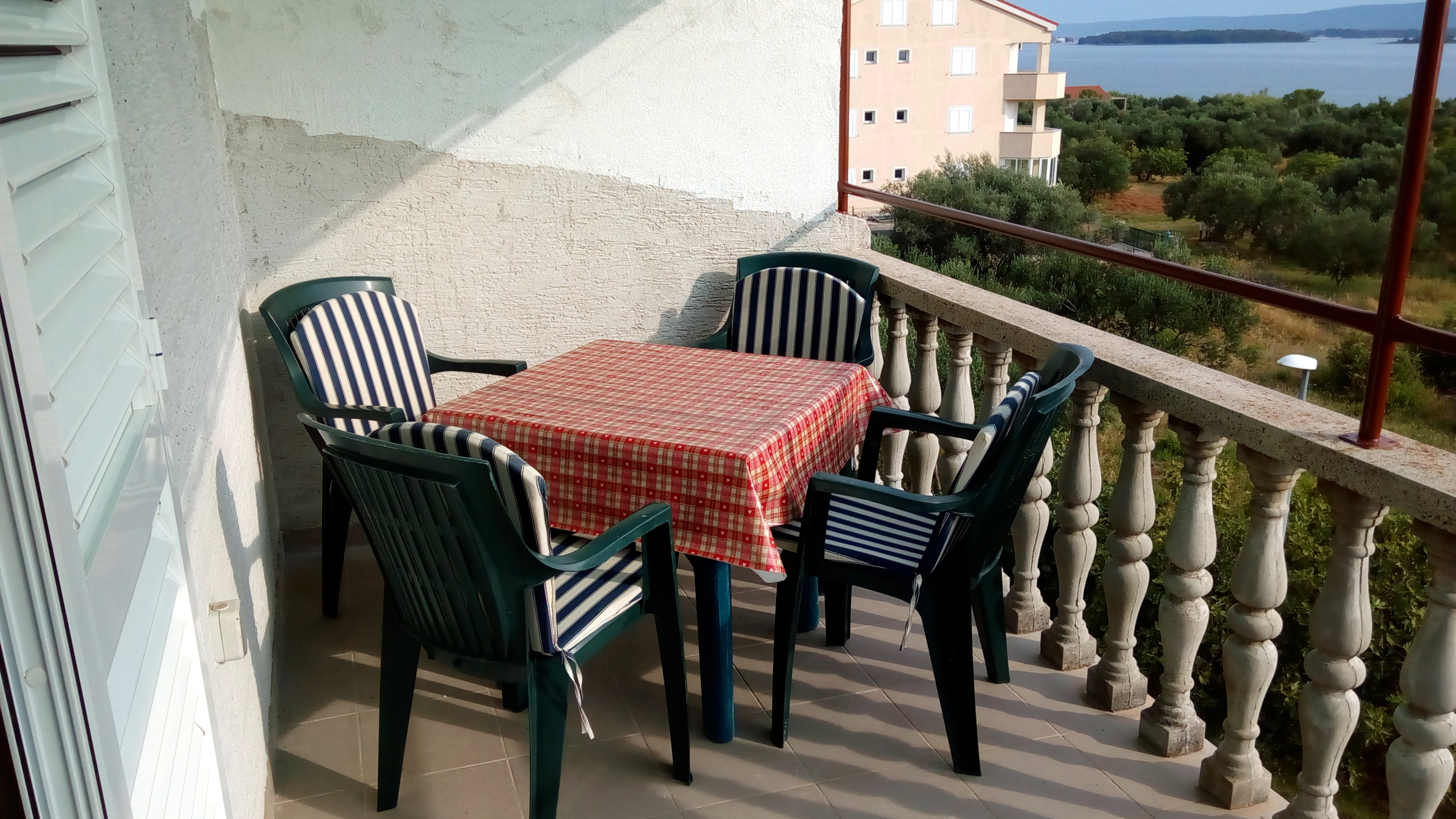 Studio flat with terrace and sea view Tkon (Pašman) (AS-8218-b)