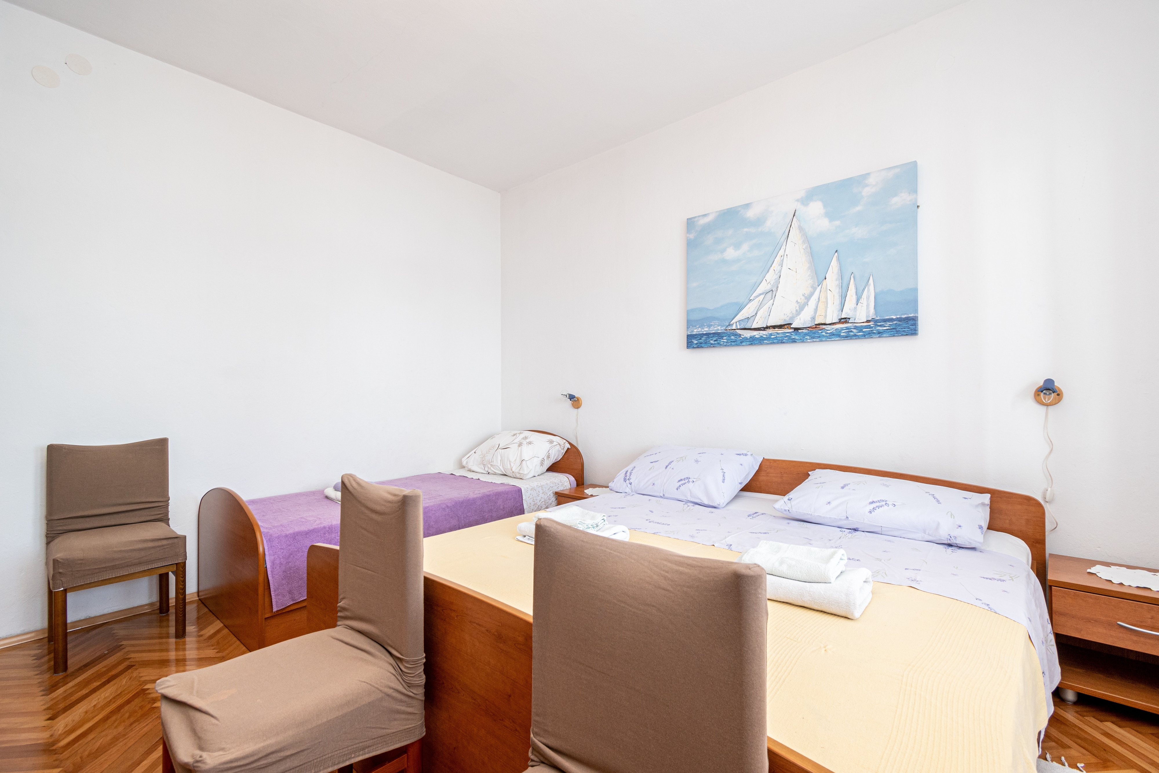 Dvosobni apartman uz plažu Pašman  A-a