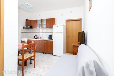 Pašman, Obývací pokoj v ubytování typu apartment, WiFi.