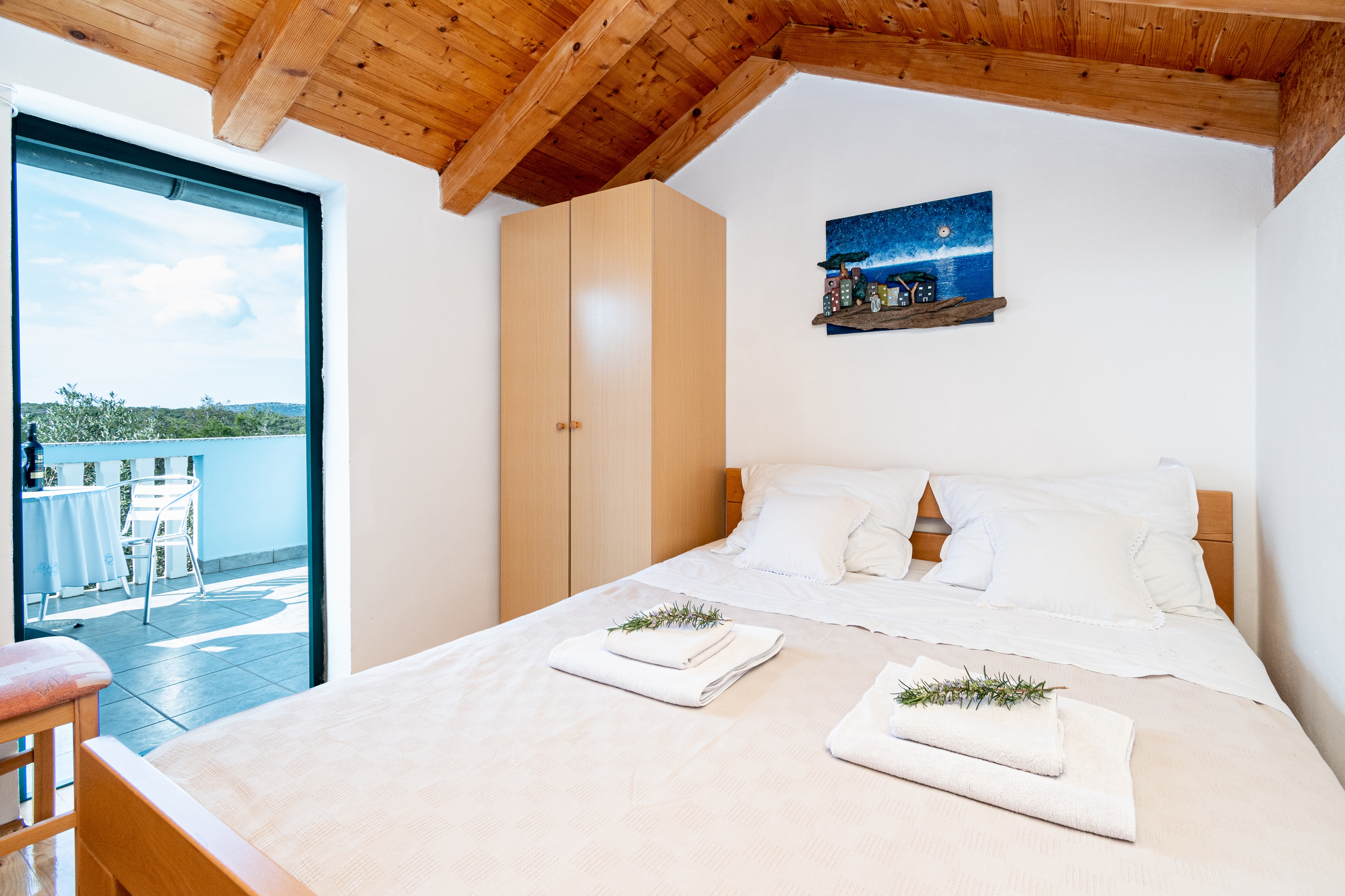 Three bedroom house with terrace and sea view Cove Soline, Pašman  K