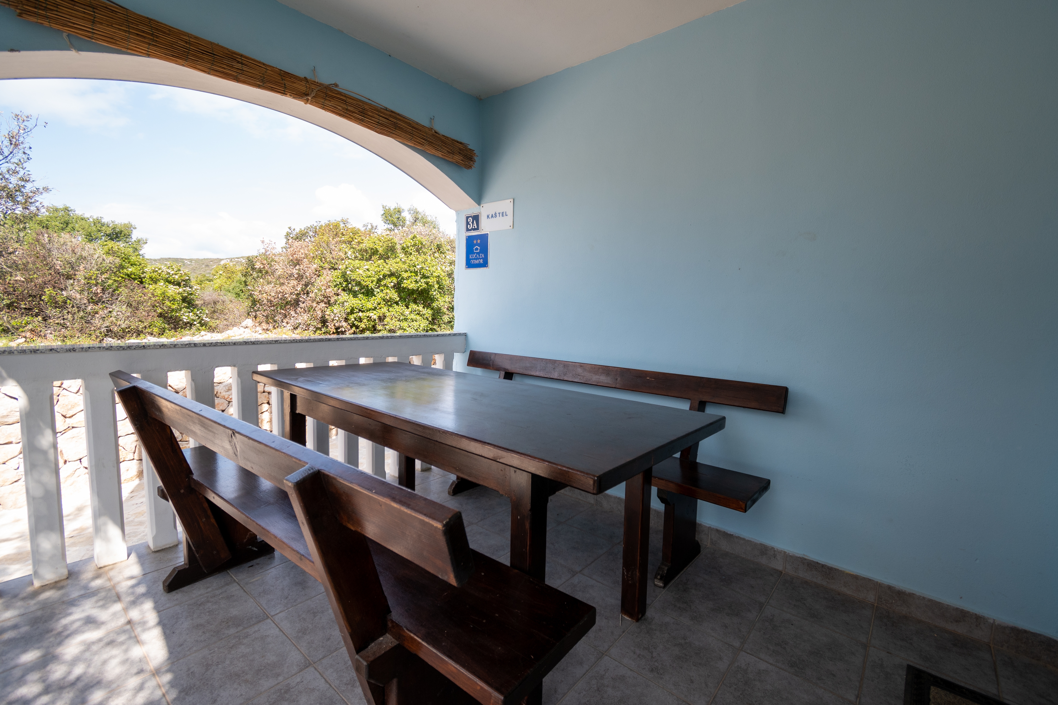 Three bedroom house with terrace and sea view Cove Soline, Pašman  K