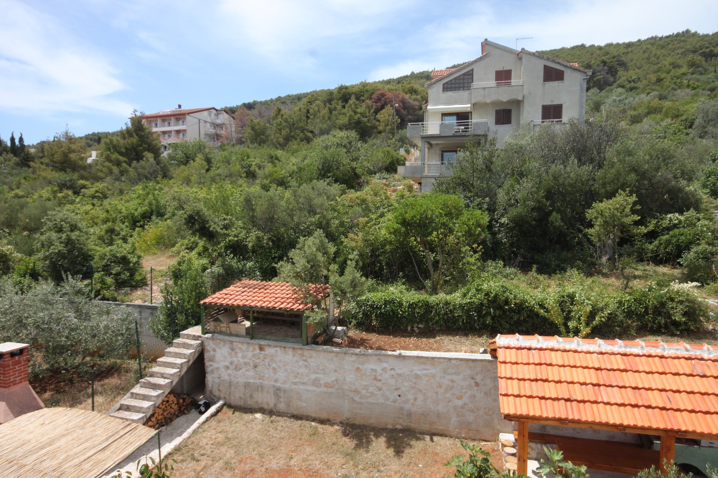 Comfortable and spacious apartment with terrace and sea view Kali, Ugljan  A-a