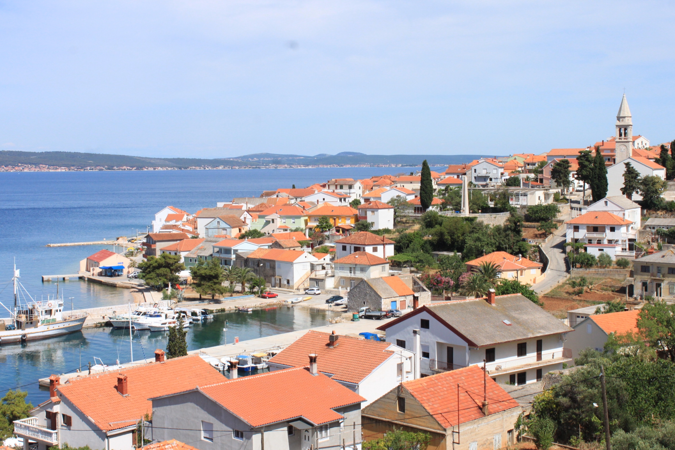 Two bedroom apartment with terrace and sea view Kali, Ugljan  A-a