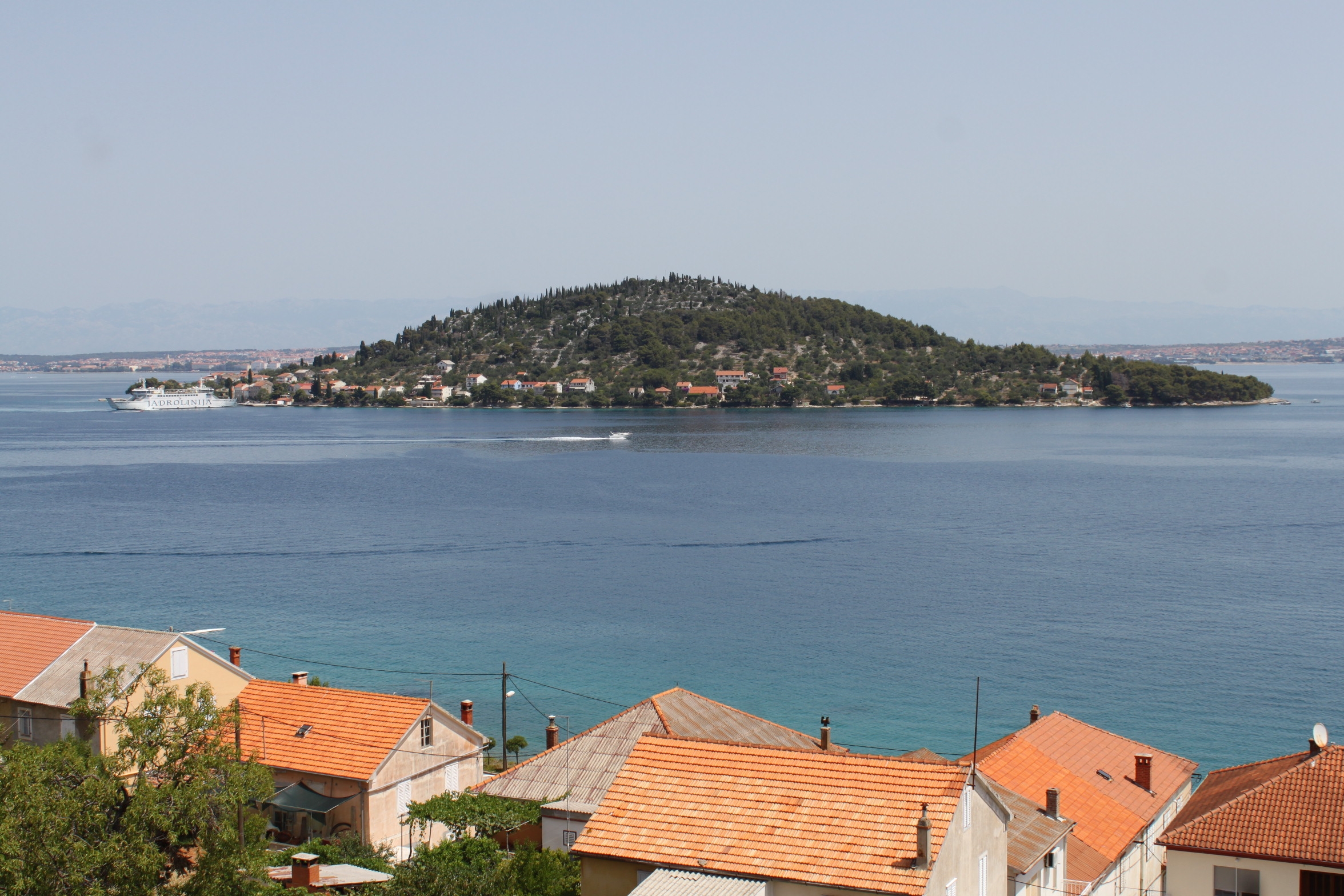 Two bedroom apartment with terrace and sea view Kali, Ugljan  A-b
