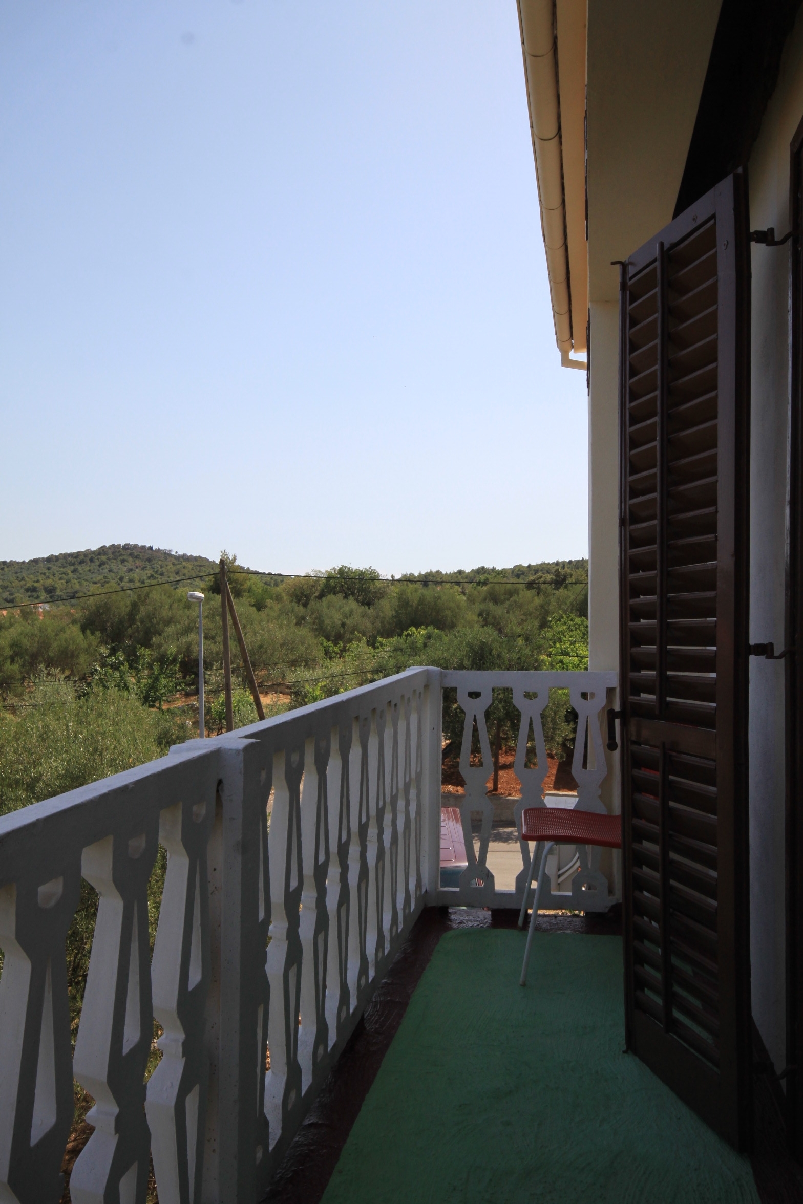 Dvosobni apartman s terasom i pogledom na more Kukljica, Ugljan  A-a