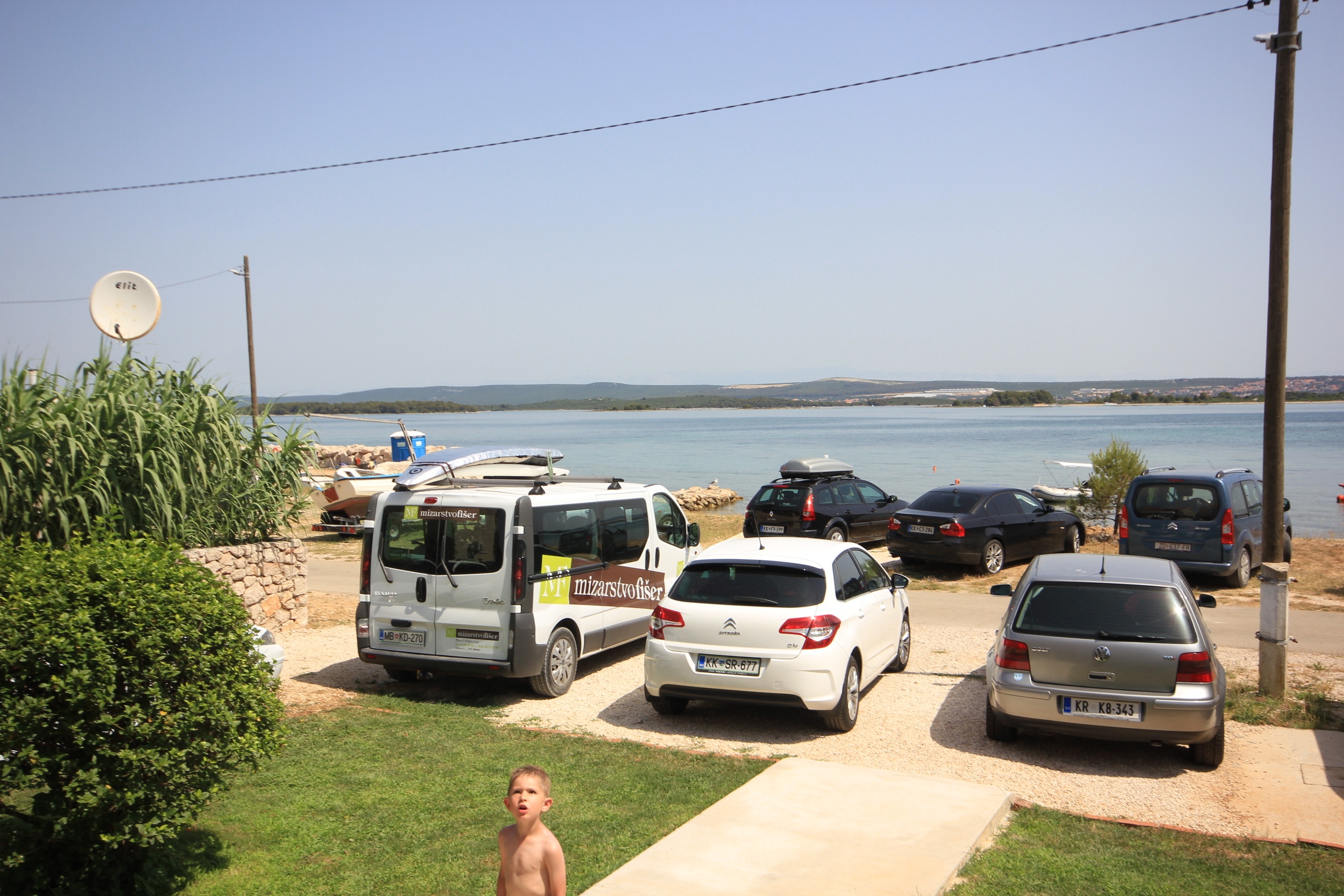 One bedroom apartment with terrace and sea view Kraj, Pašman  A-a