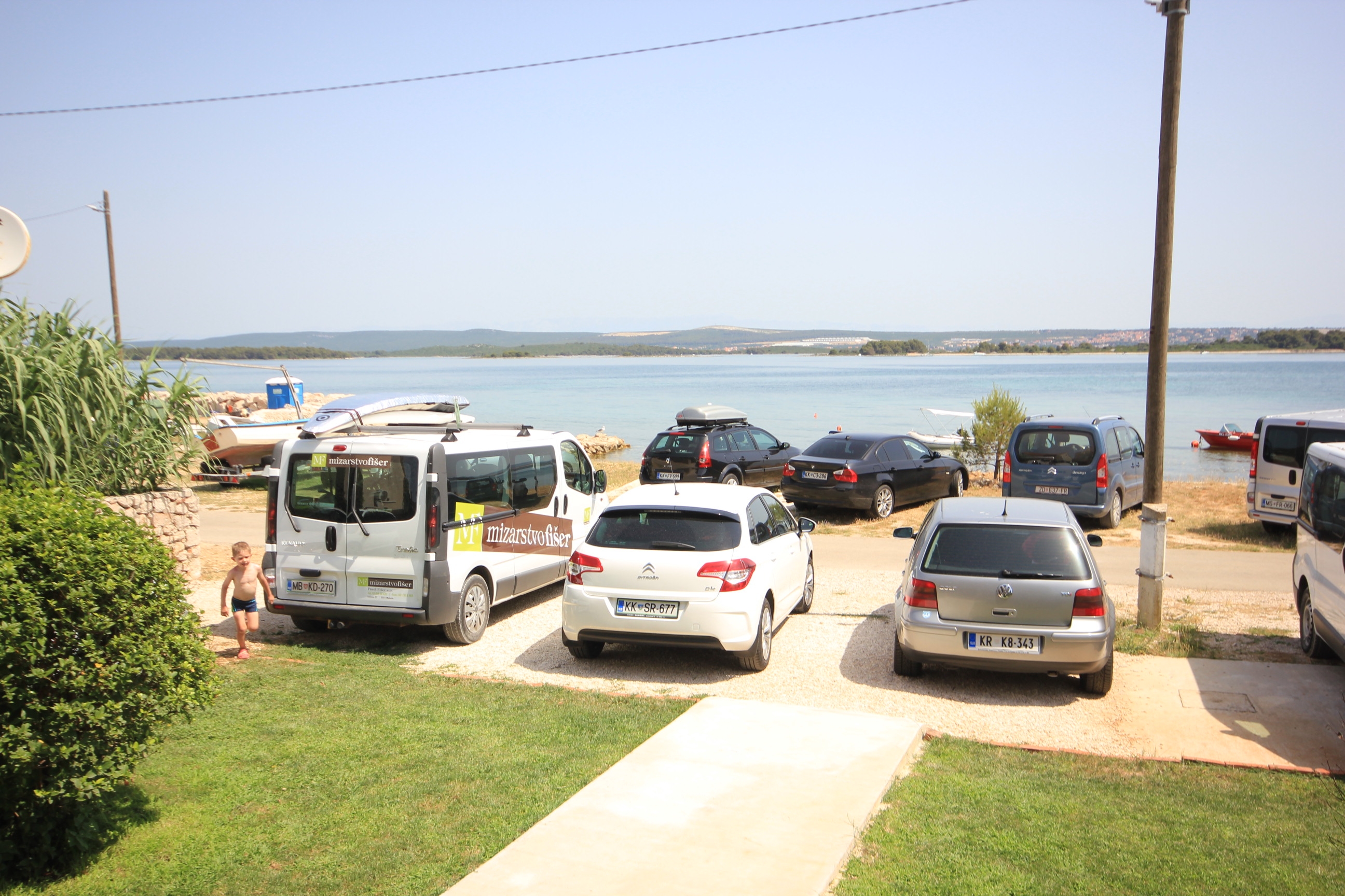 One bedroom apartment with terrace and sea view Kraj, Pašman  A-a