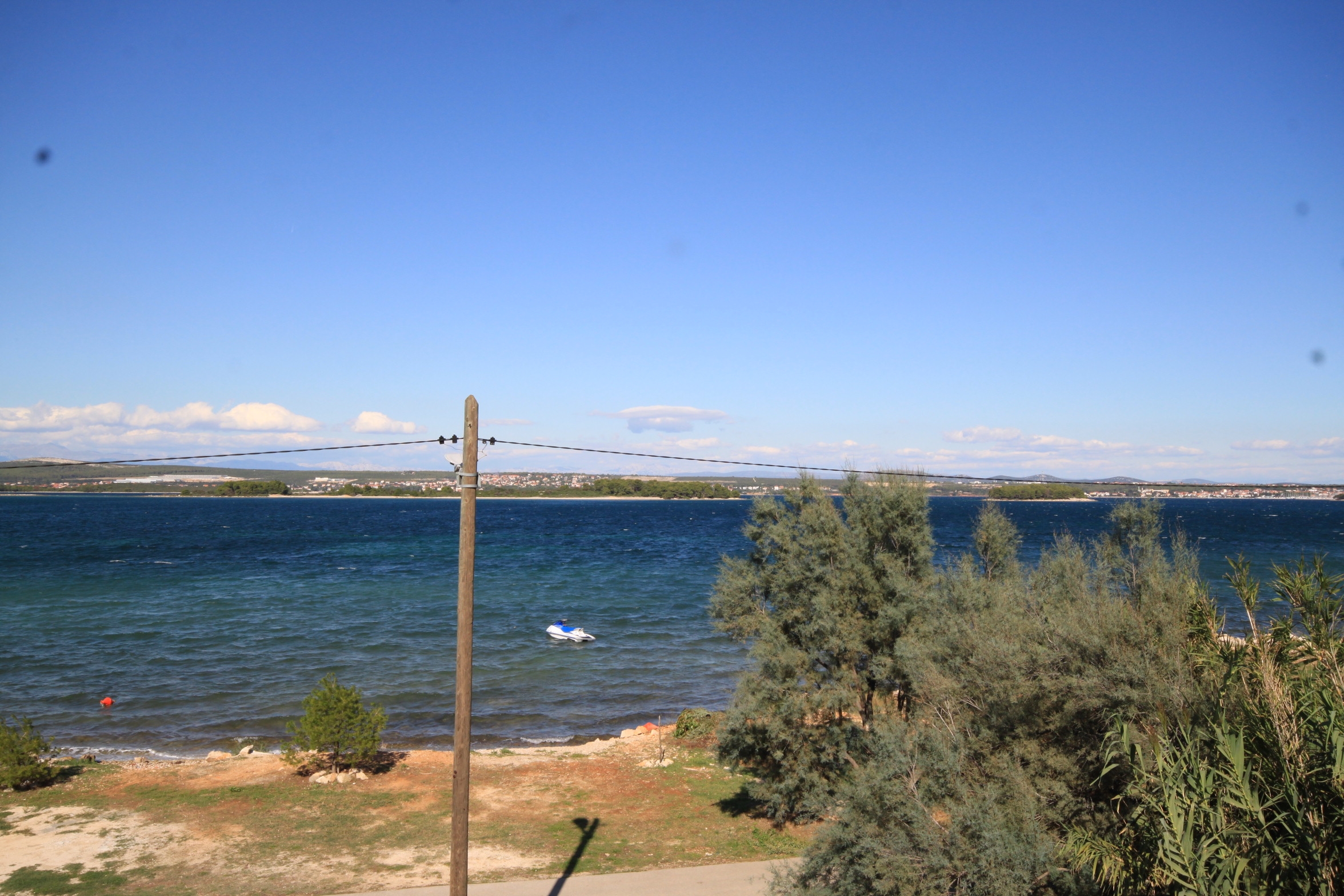 One bedroom apartment with terrace and sea view Kraj, Pašman  A-e