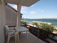 Kraj, Terrasse dans l’hébergement en type apartment, avec la vue sur la mer et WiFi.