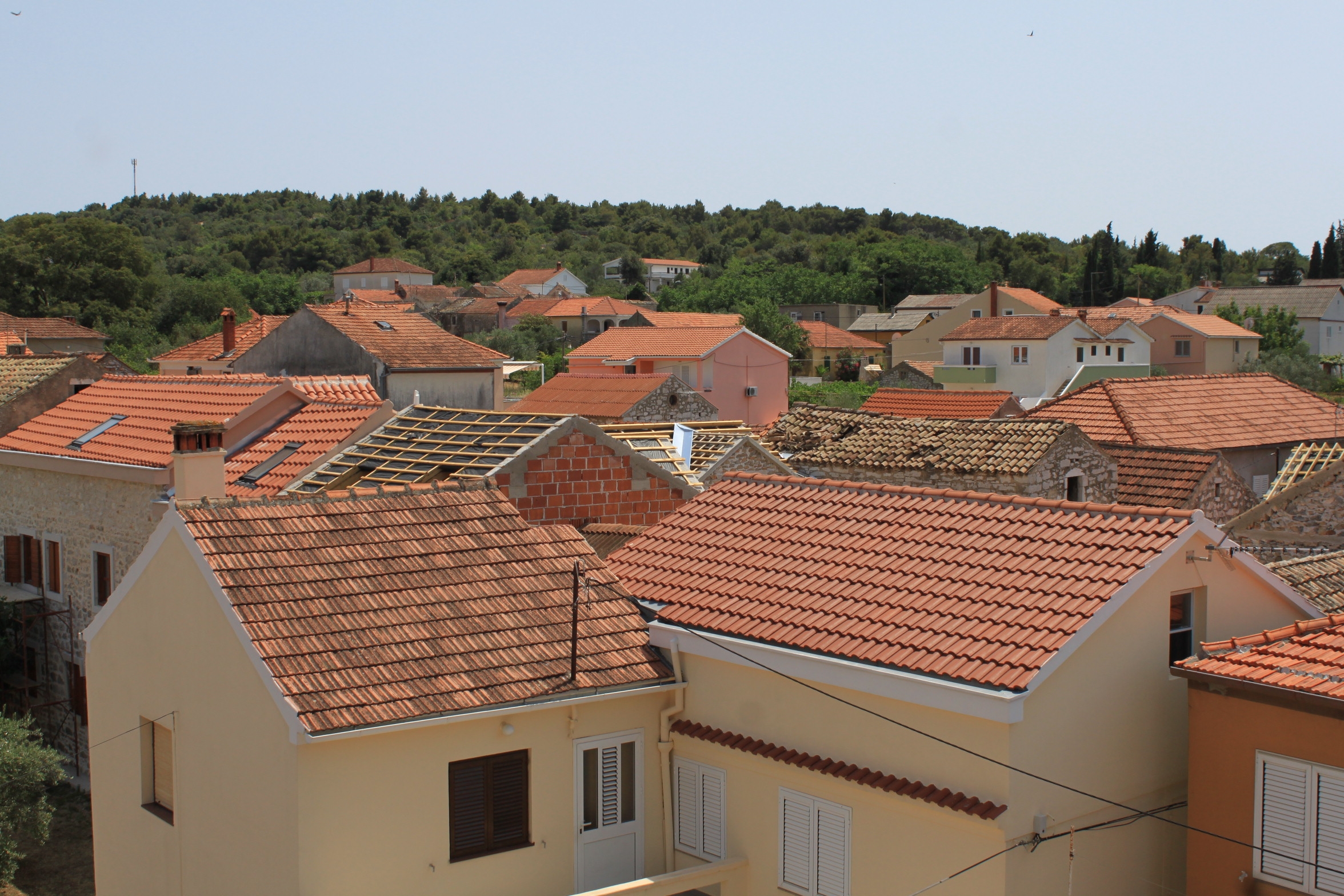 One bedroom apartment with terrace and sea view Kukljica, Ugljan  A-a