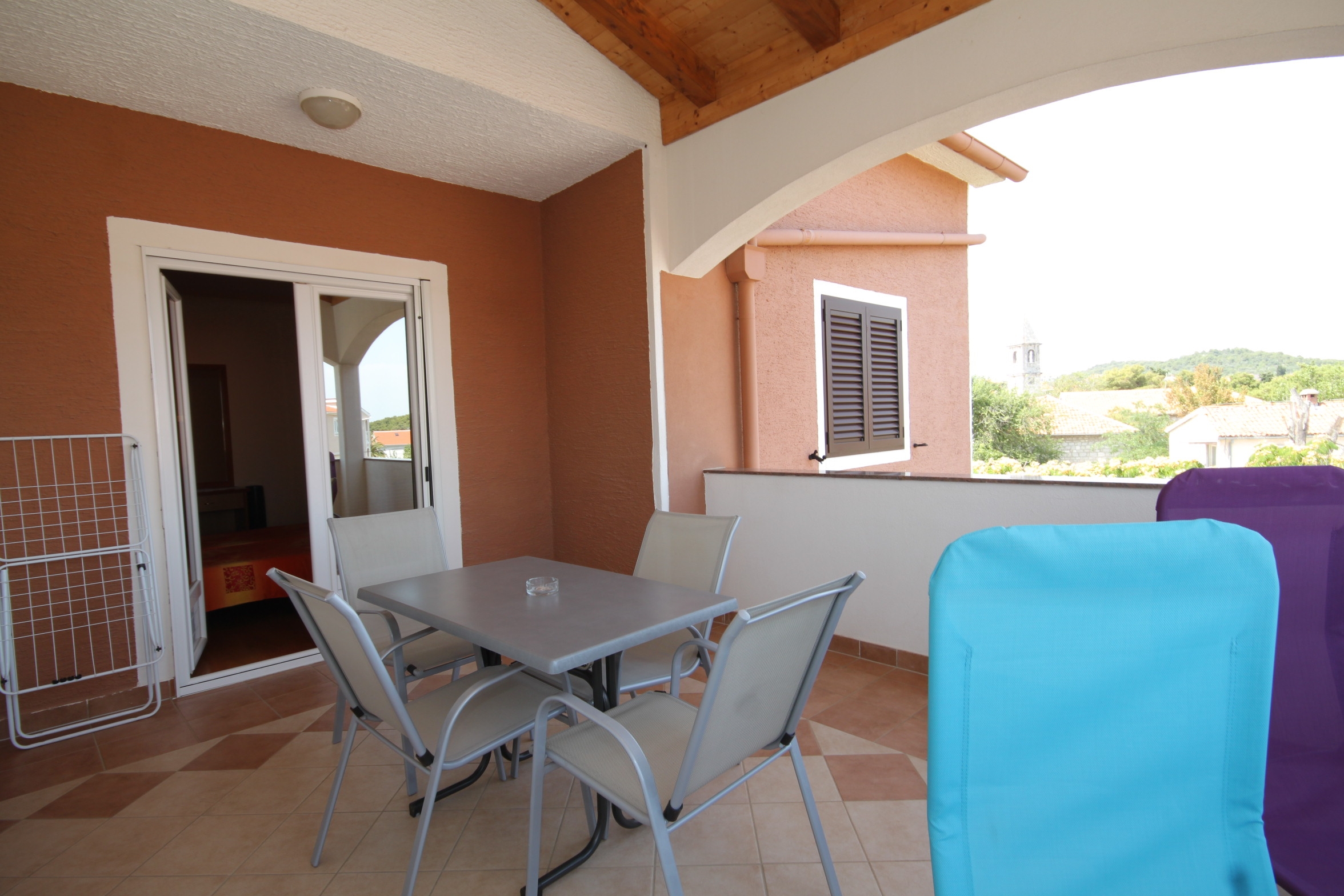 Two bedroom apartment with terrace and sea view Kukljica, Ugljan  A-c