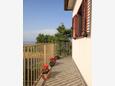 Balcony Ugljan, Balcony in the apartment, with a sea view, (pet friendly) and WiFi.