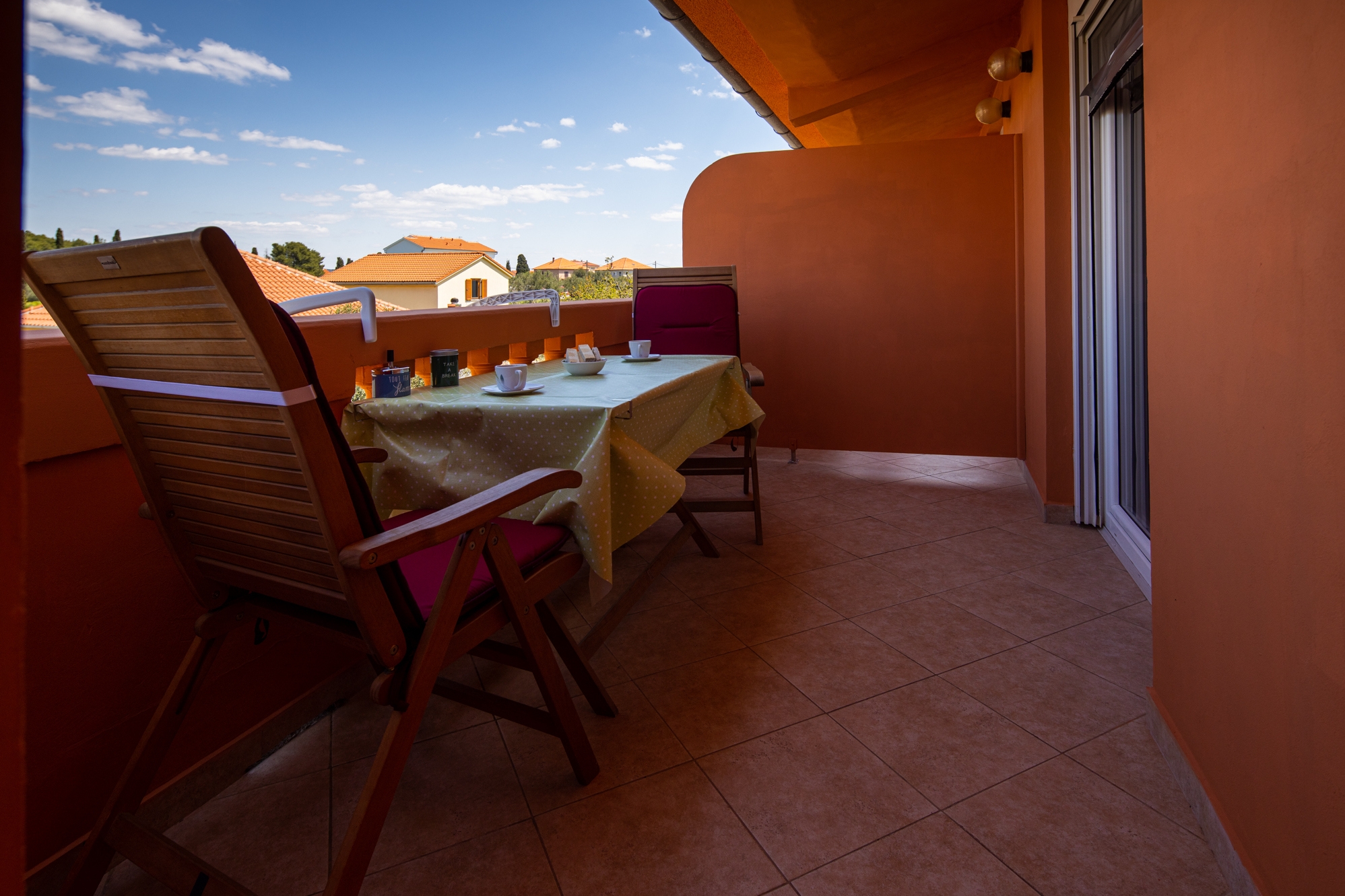 One bedroom apartment with terrace and sea view Pašman  A-b