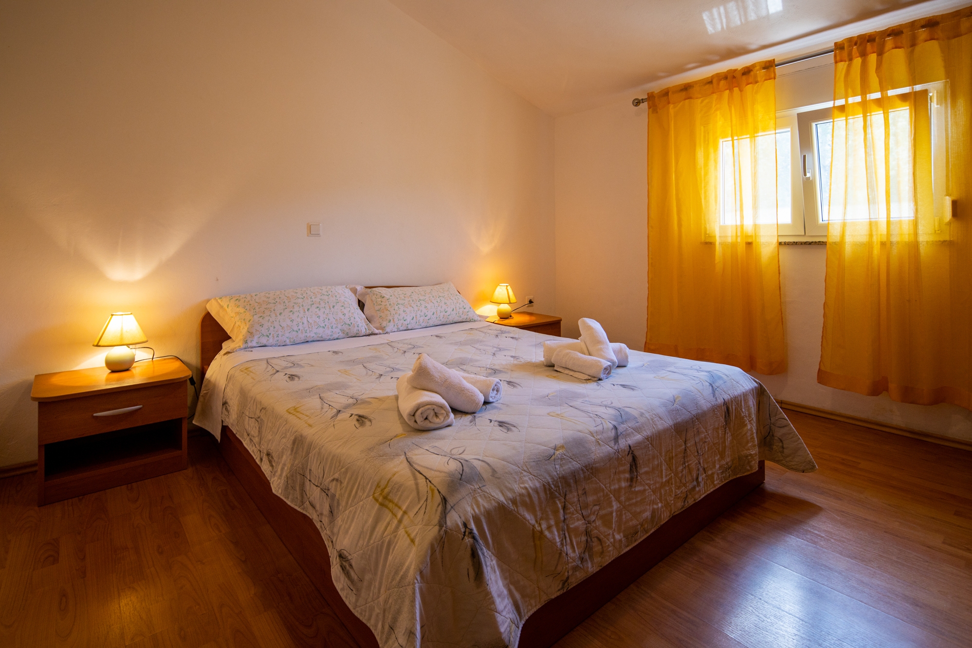 One bedroom apartment with terrace and sea view Pašman  A-c