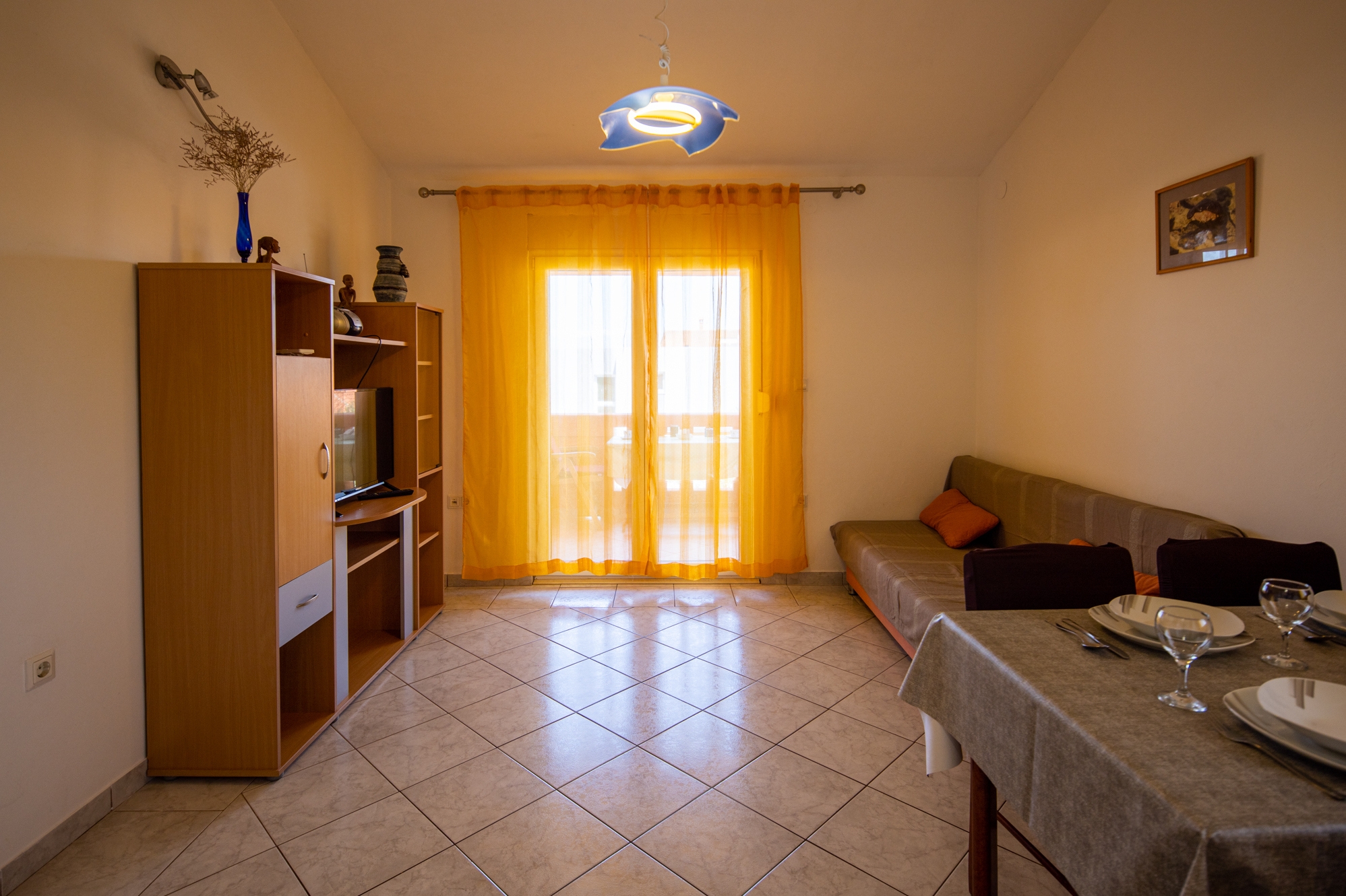 One bedroom apartment with terrace and sea view Pašman (A-8274-c)