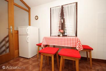 Dining room Kukljica, Dining room in the apartment, dopusteni kucni ljubimci.