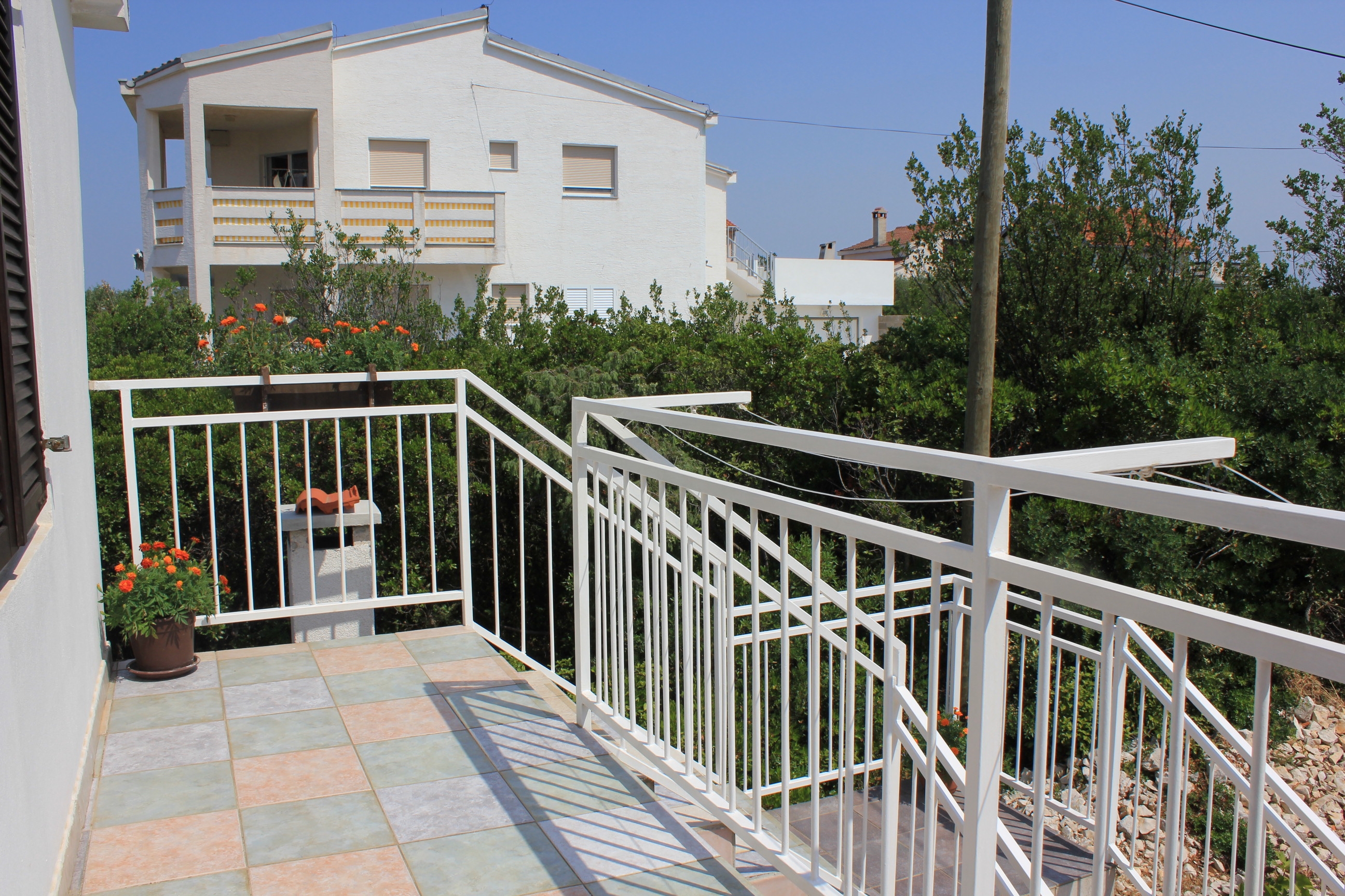Two bedroom apartment with terrace and sea view Ždrelac, Pašman  A-a