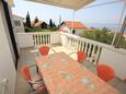 Ždrelac, Terrasse in folgender Unterkunftsart apartment, mit Meerblick.