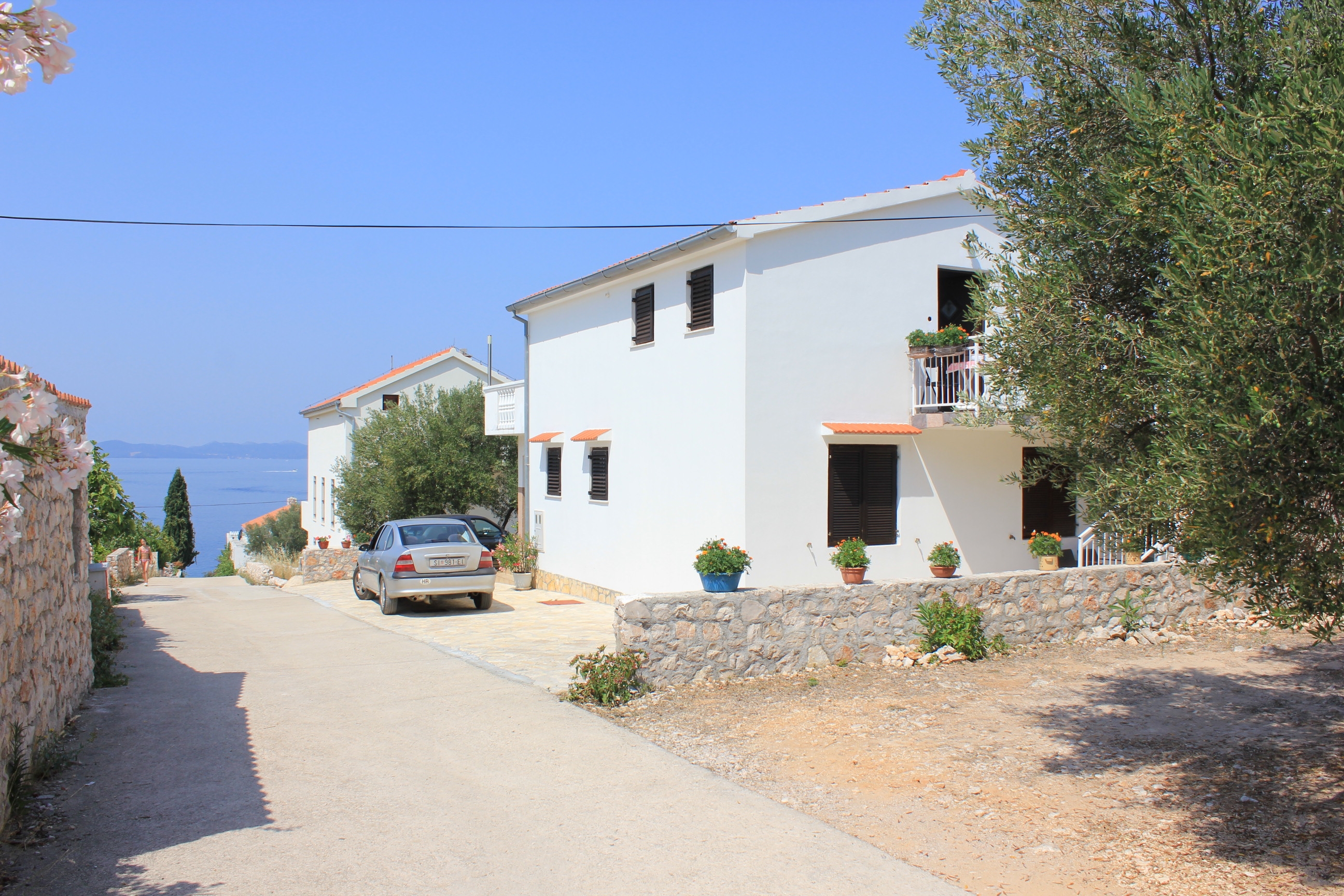 Two bedroom apartment with terrace and sea view Ždrelac, Pašman (A-8298-a)