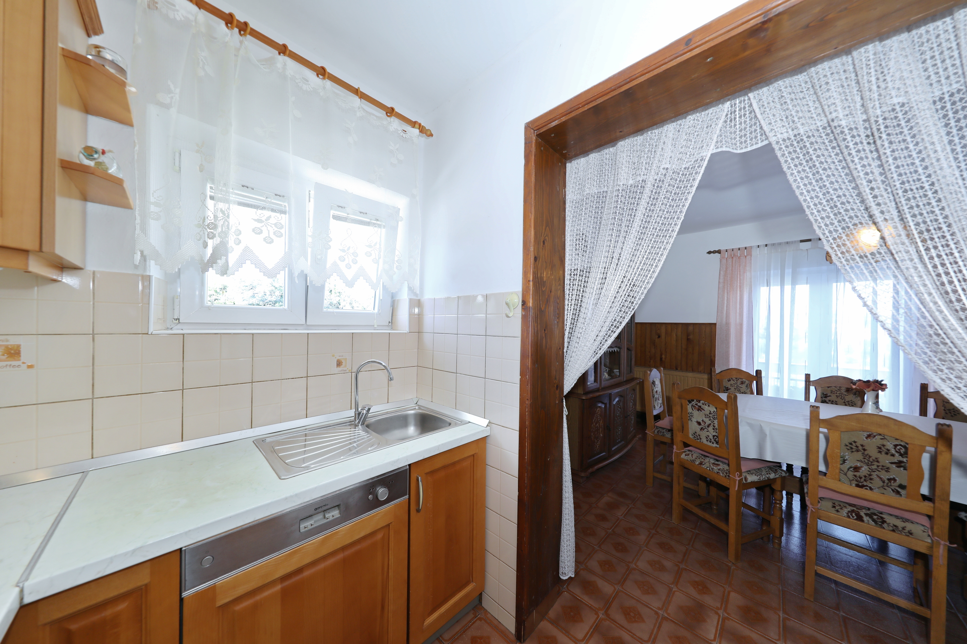 Two bedroom apartment with terrace and sea view Tkon, Pašman  A-b