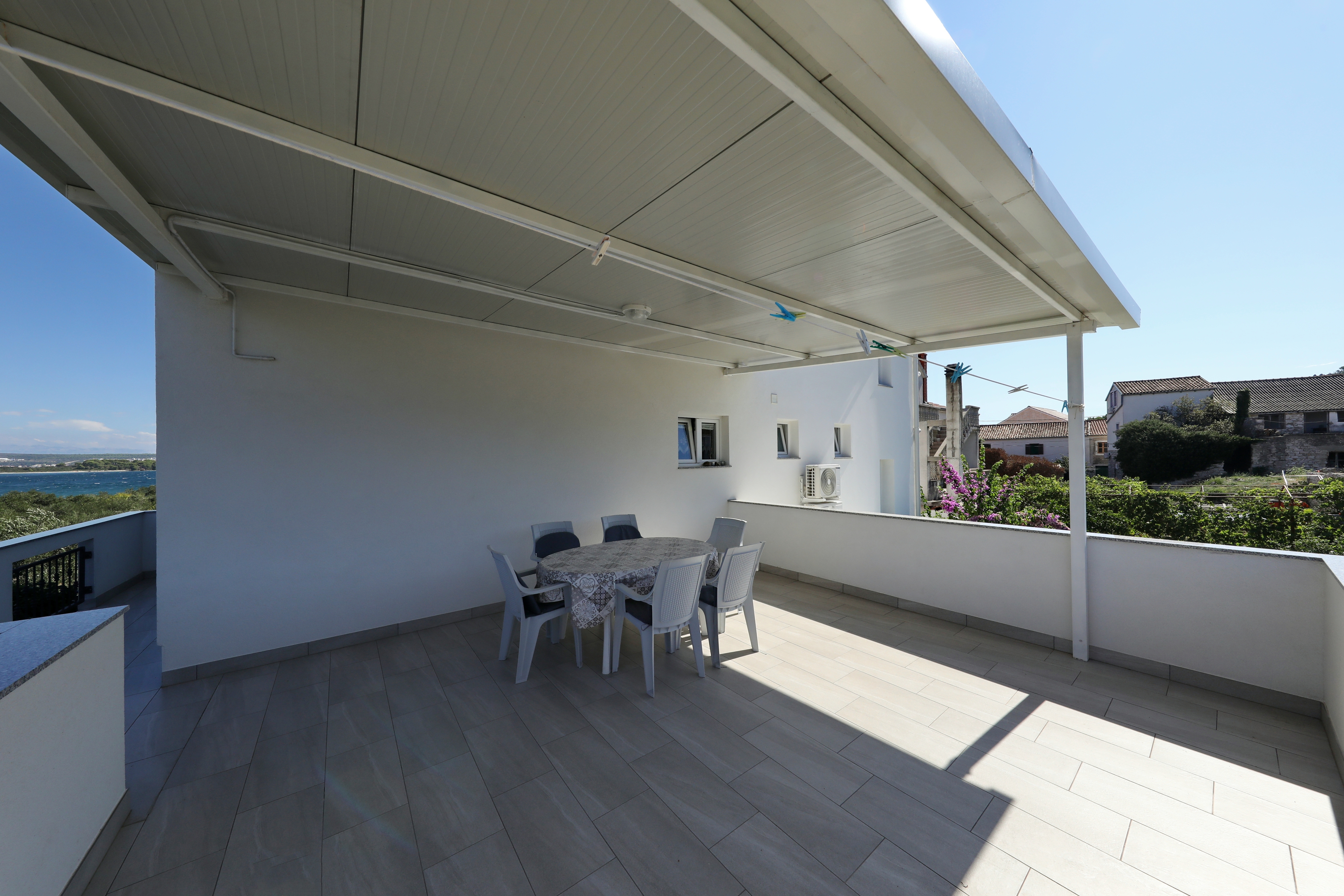 Two bedroom apartment with terrace and sea view Tkon, Pašman  A-b