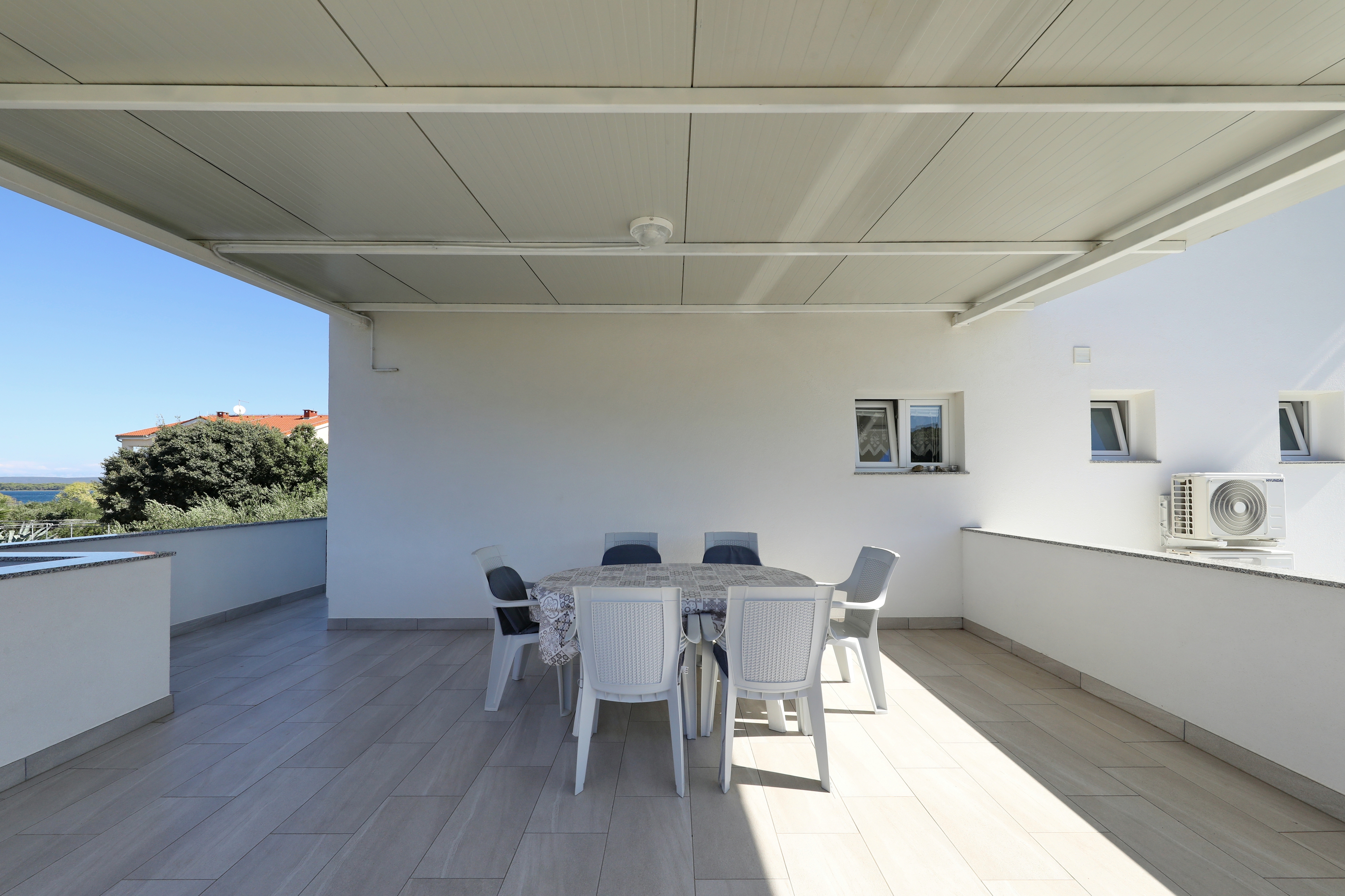 Two bedroom apartment with terrace and sea view Tkon, Pašman  A-b