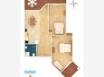 Dobropoljana, План в размещении типа apartment, WiFi.