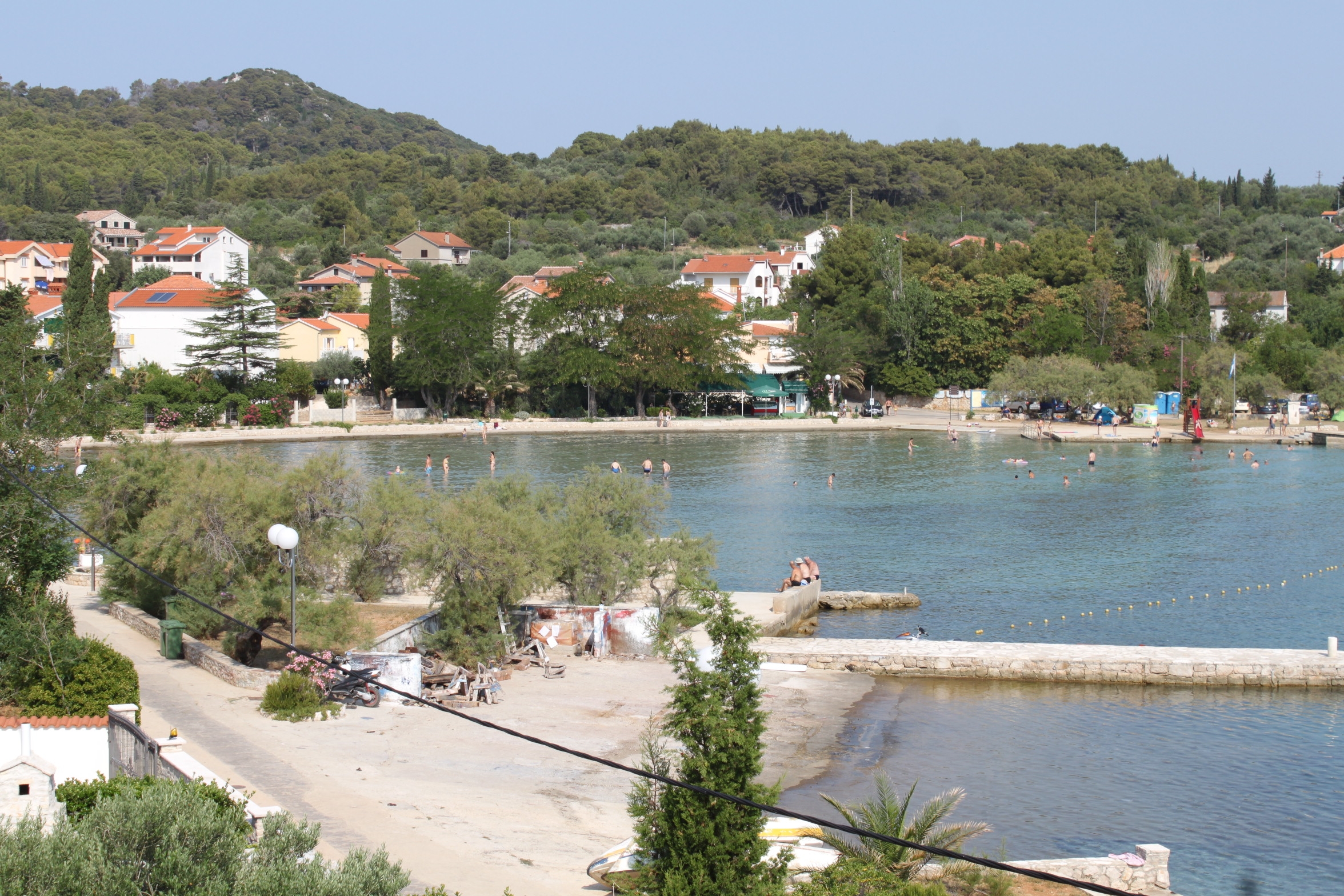 One bedroom apartment with terrace and sea view Preko, Ugljan  A-a