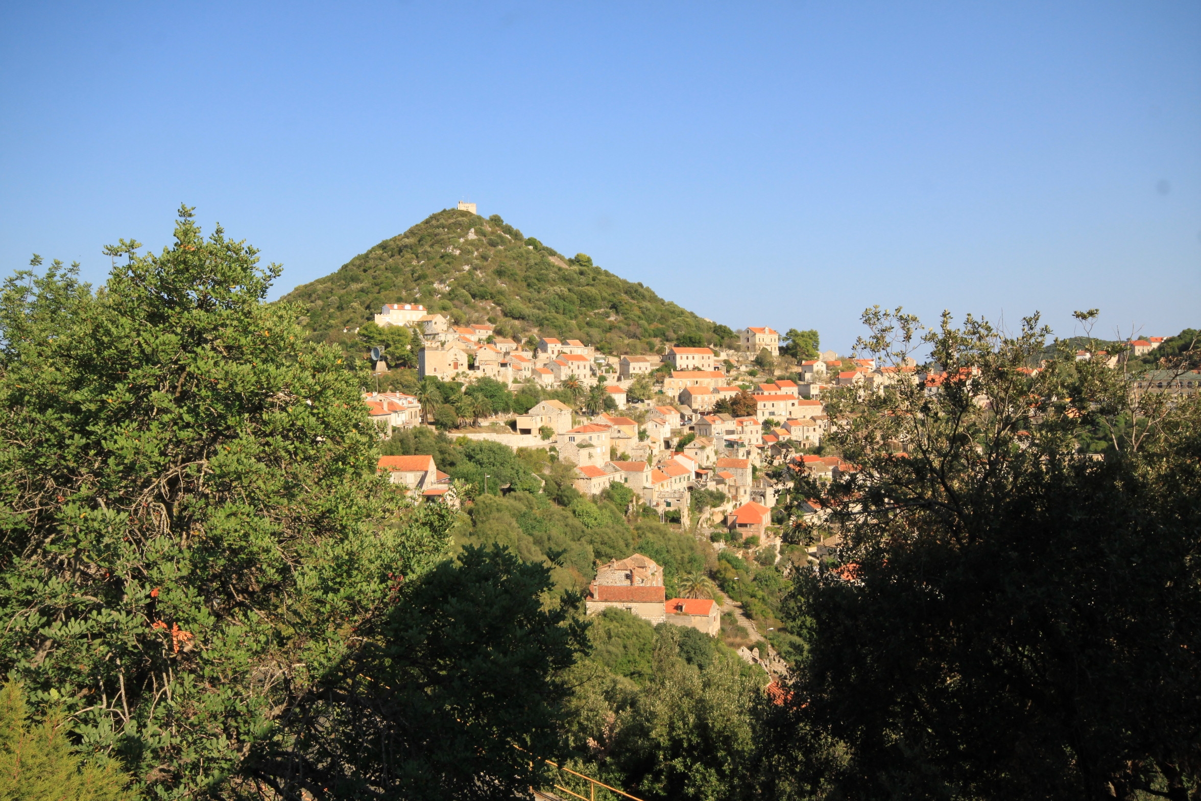 Two bedroom apartment with terrace Lastovo  A-a