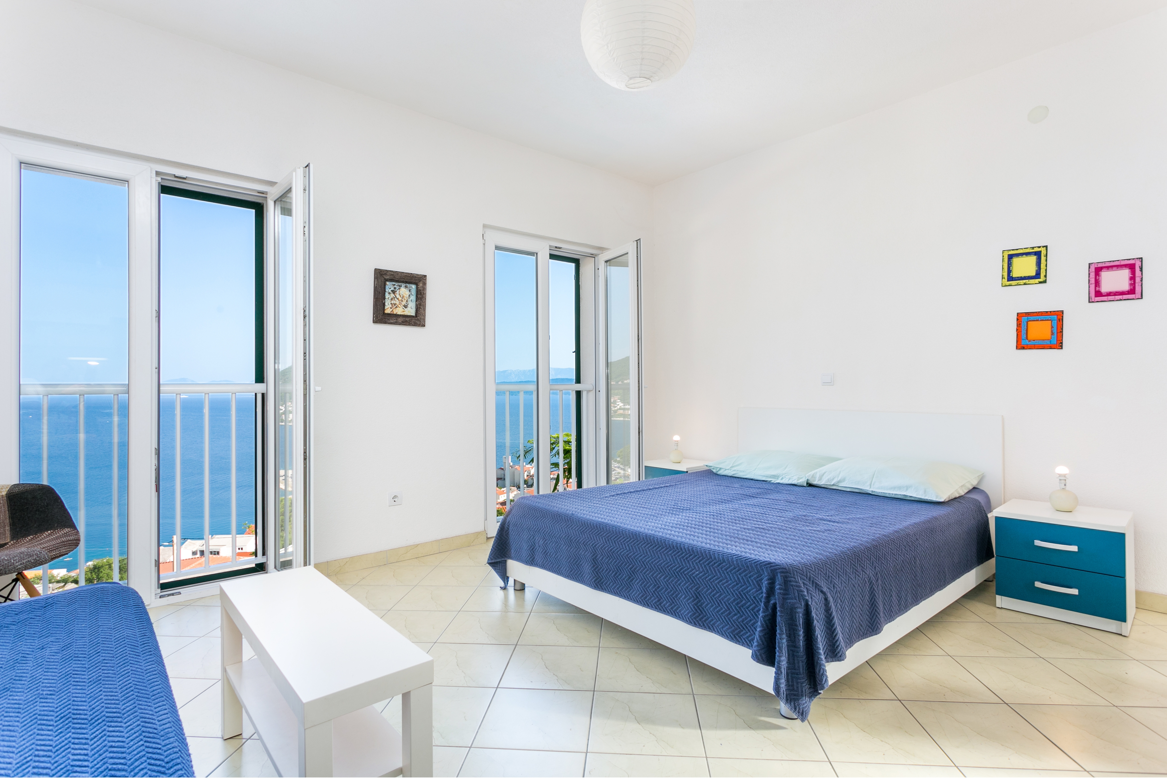Two bedroom house with terrace and sea view Igrane, Makarska  K