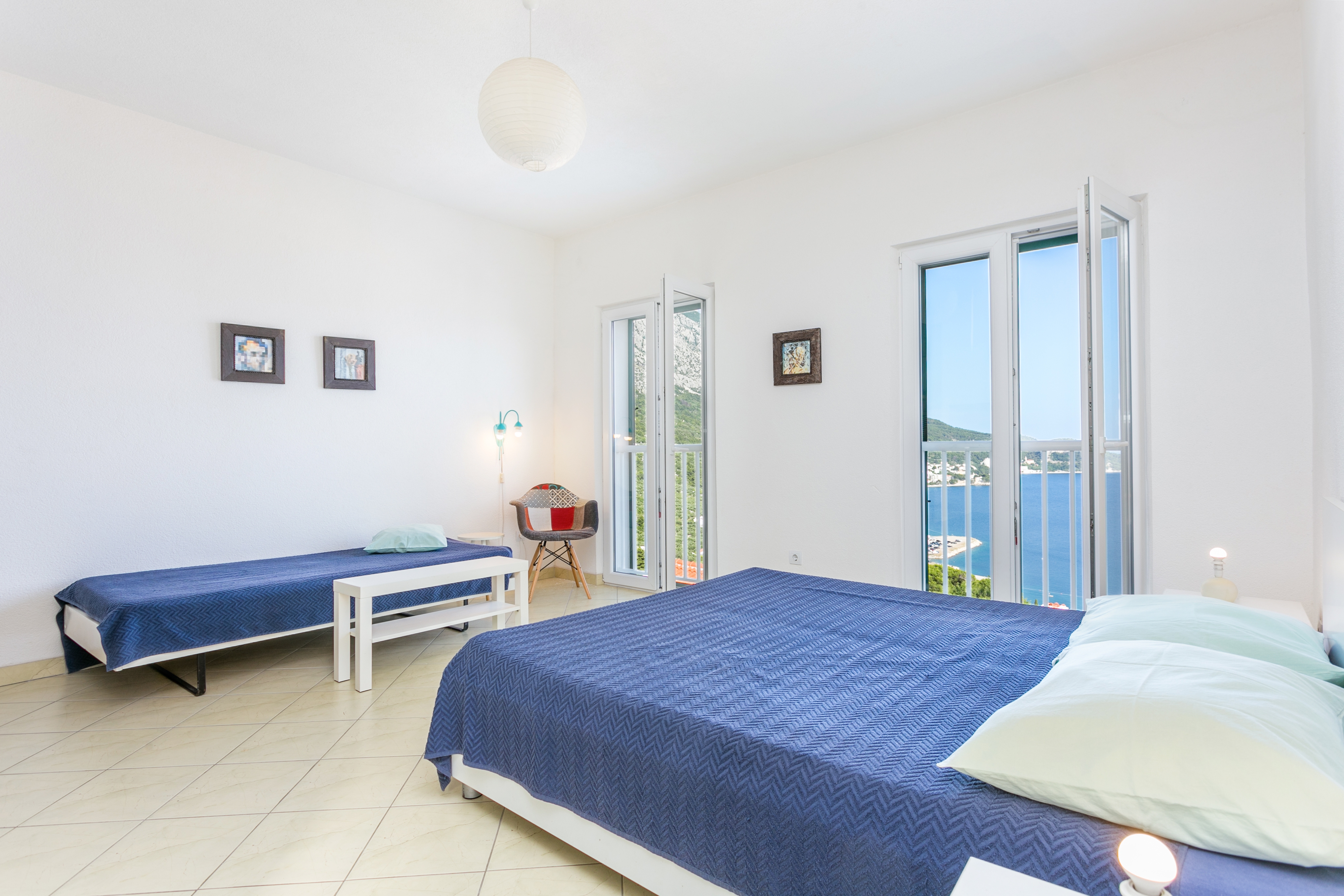 Two bedroom house with terrace and sea view Igrane, Makarska  K