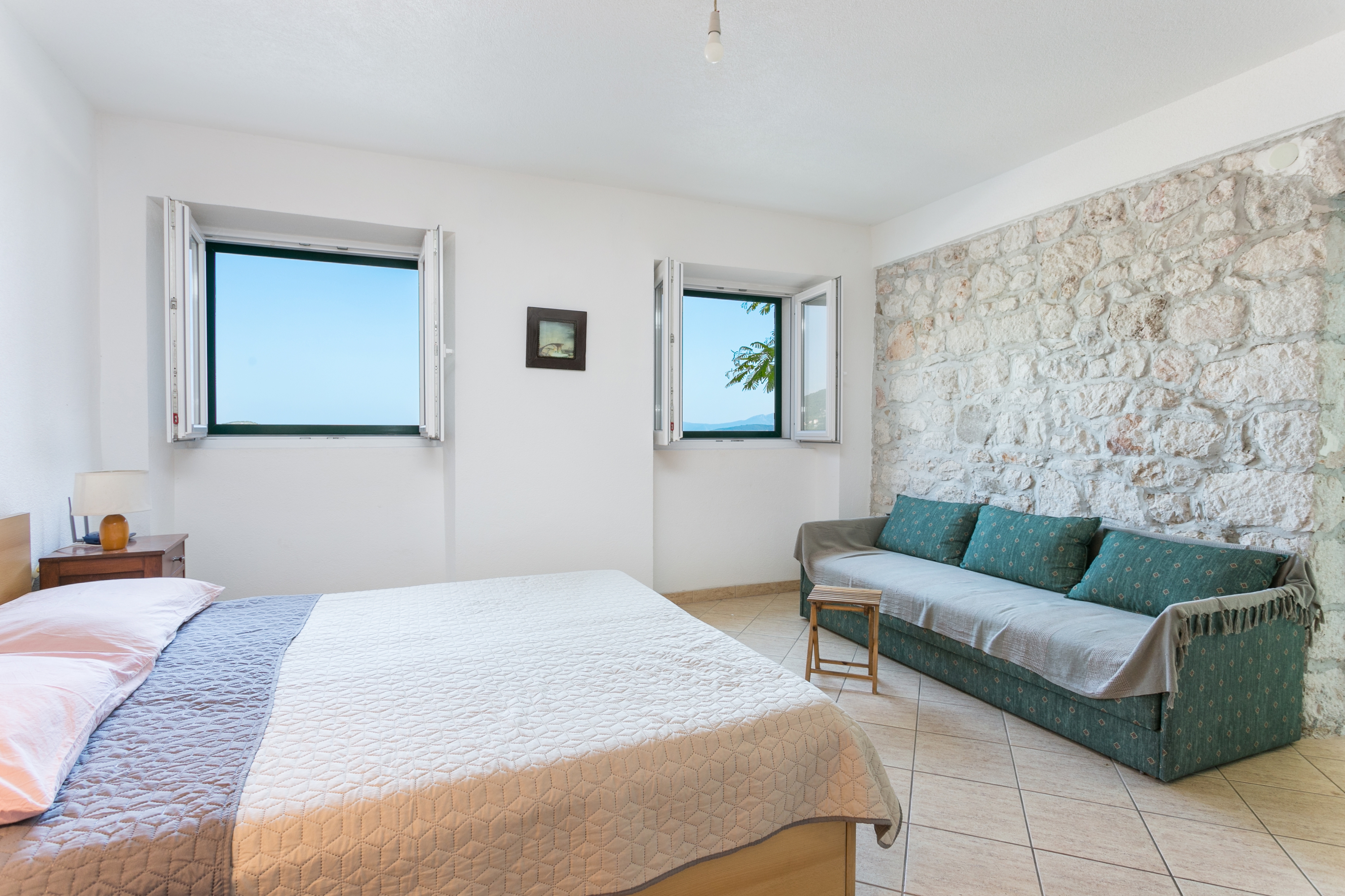 Two bedroom house with terrace and sea view Igrane, Makarska  K