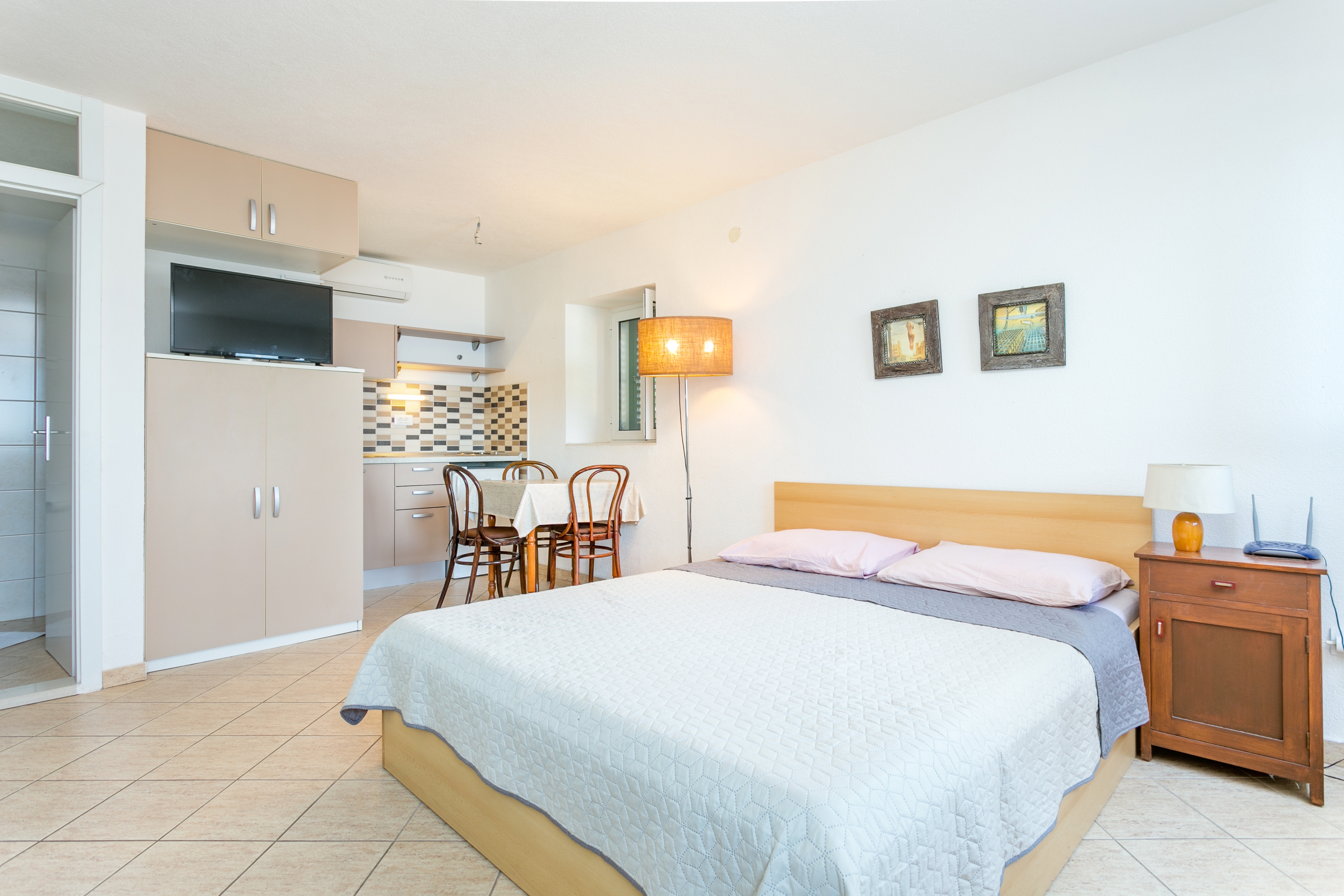 Two bedroom house with terrace and sea view Igrane, Makarska  K
