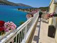 Grebaštica, Terraza in the apartment, with a sea view y WiFi.