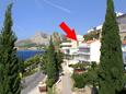 Szálláshely Omiš, Omiš, Szálláshely 8334 - Apartmanok a tenger közelében kavicsos stranddal.