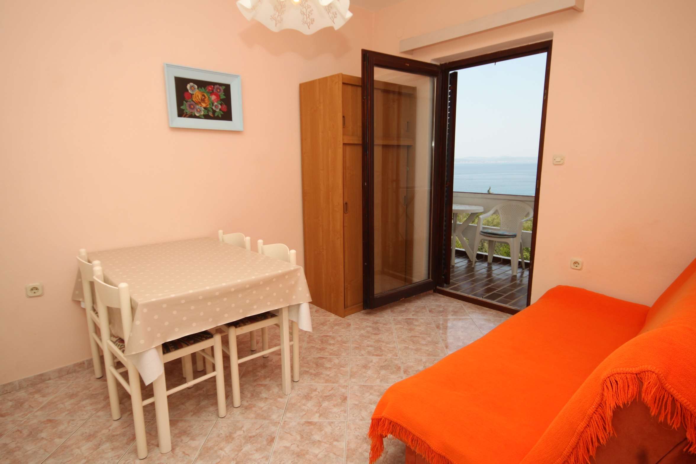 One bedroom apartment with terrace and sea view Kali, Ugljan (A-834-b)