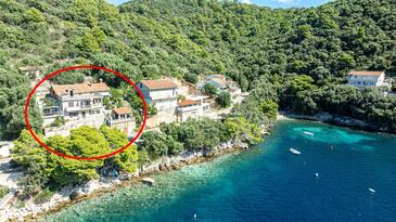 Ubli, Lastovo, Hébergement 8344 - Appartement à proximité de la mer.