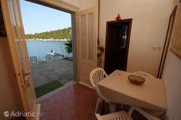 Zaklopatica, Salle à manger dans l’hébergement en type apartment, animaux acceptés et WiFi.