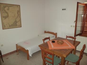 Zaklopatica, Dining room in the apartment, (pet friendly) and WiFi.