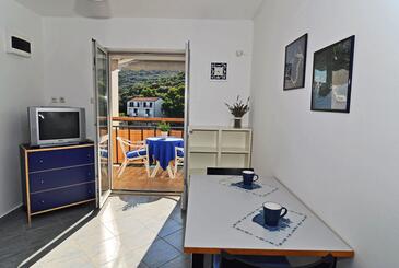 Pasadur, Esszimmer in folgender Unterkunftsart studio-apartment, Klimaanlage vorhanden, Haustiere erlaubt und WiFi.