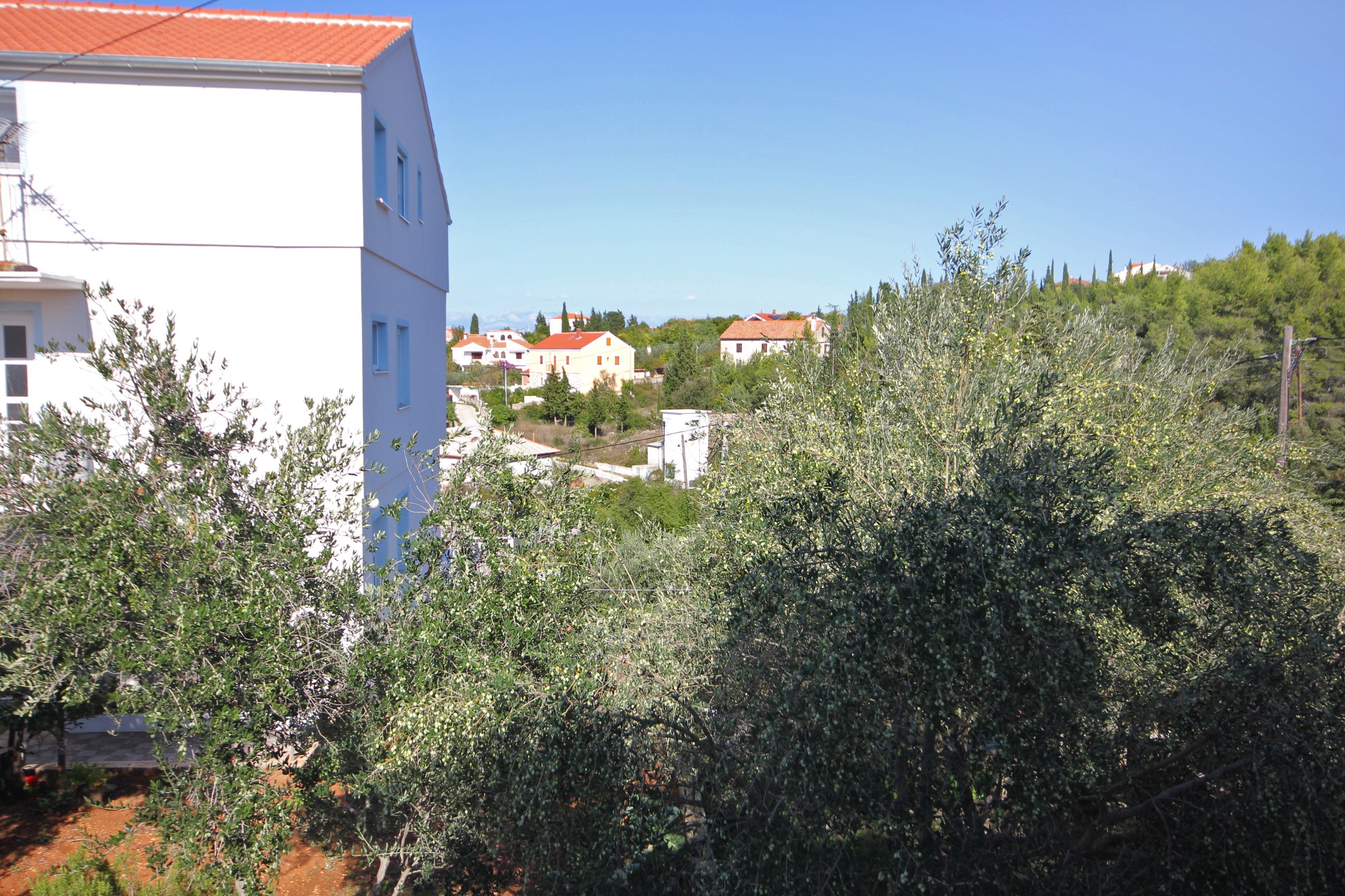 One bedroom apartment with terrace and sea view Lukoran, Ugljan  A-b