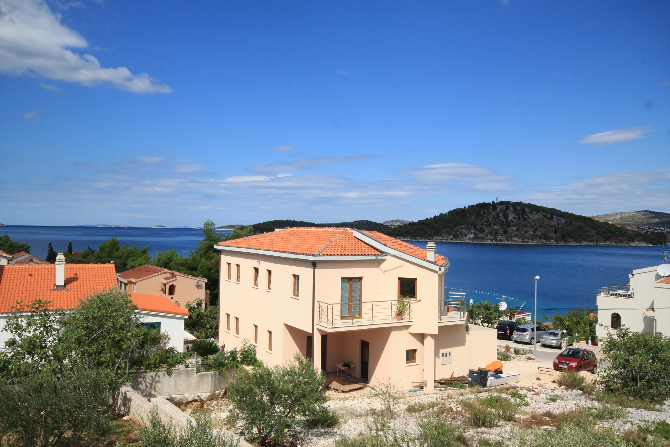 One bedroom apartment with balcony and sea view Ražanj, Rogoznica  A-b