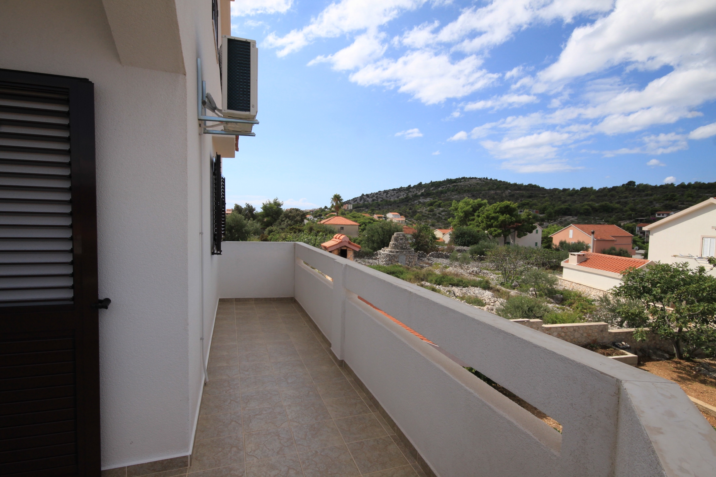 One bedroom apartment with terrace and sea view Ražanj, Rogoznica  A-c