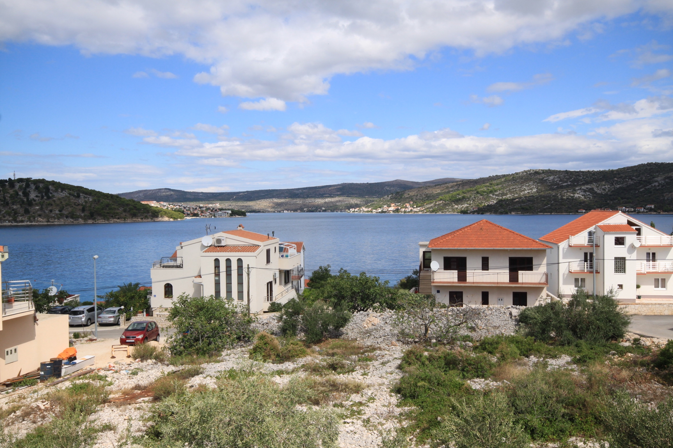 One bedroom apartment with terrace and sea view Ražanj, Rogoznica  A-c