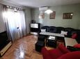 Kraj, Sala de estar in the apartment, air condition available y WiFi.