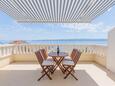 Terrace Duće, Terrace in the apartment, with a sea view and WiFi.