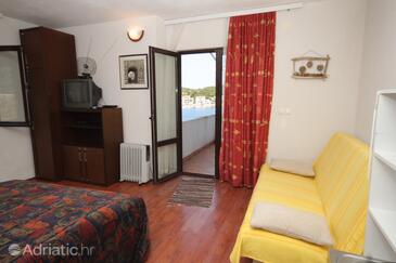 Living room Pasadur, Living room in the studio-apartment, dopusteni kucni ljubimci i WIFI.