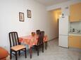 Dining room Zaklopatica, Dining room in the apartment, (pet friendly) and WiFi.